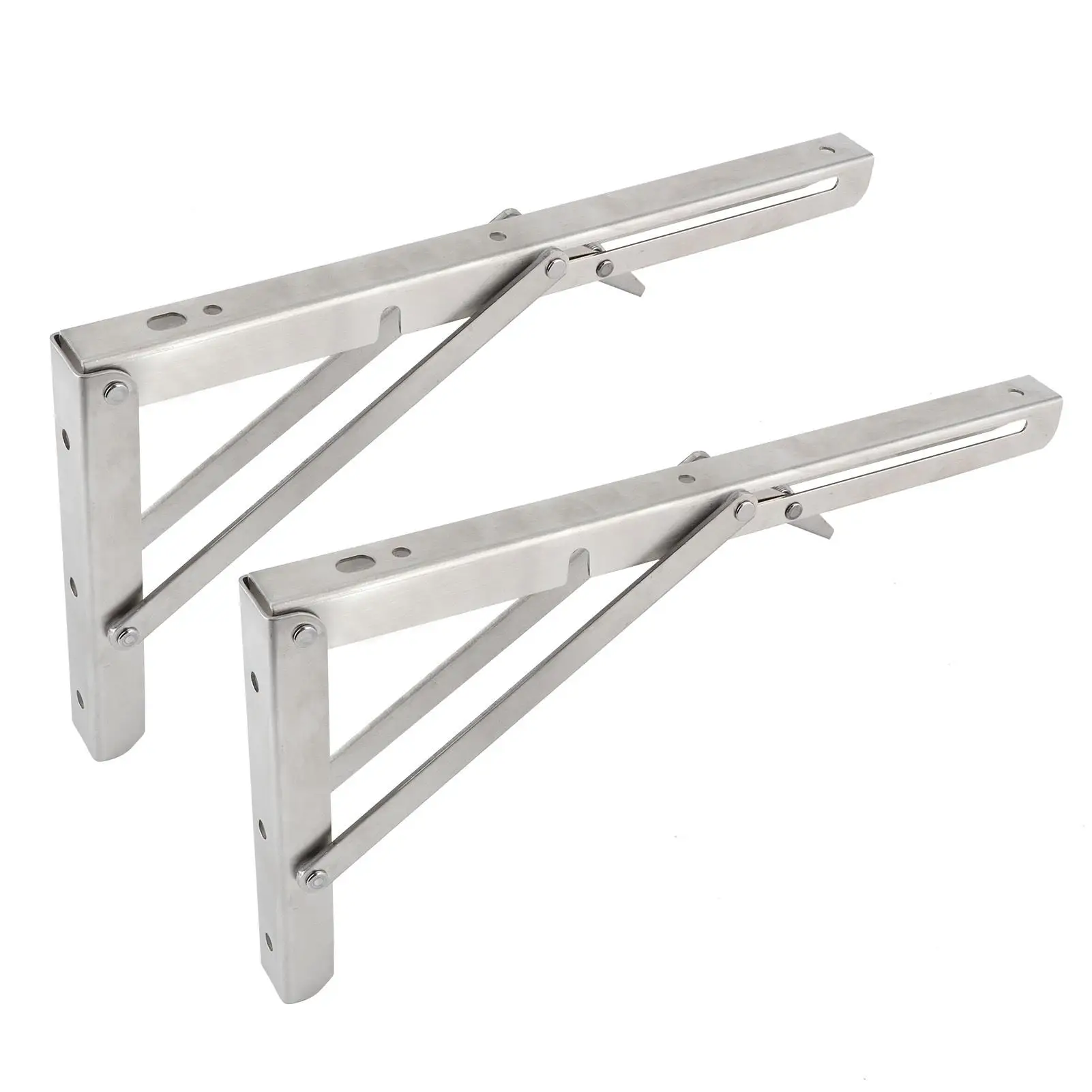 

Foldable Floating Shelf Bracket - Durable Condenser Mounting for boats , Yachts & Desks - Ideal for All Users