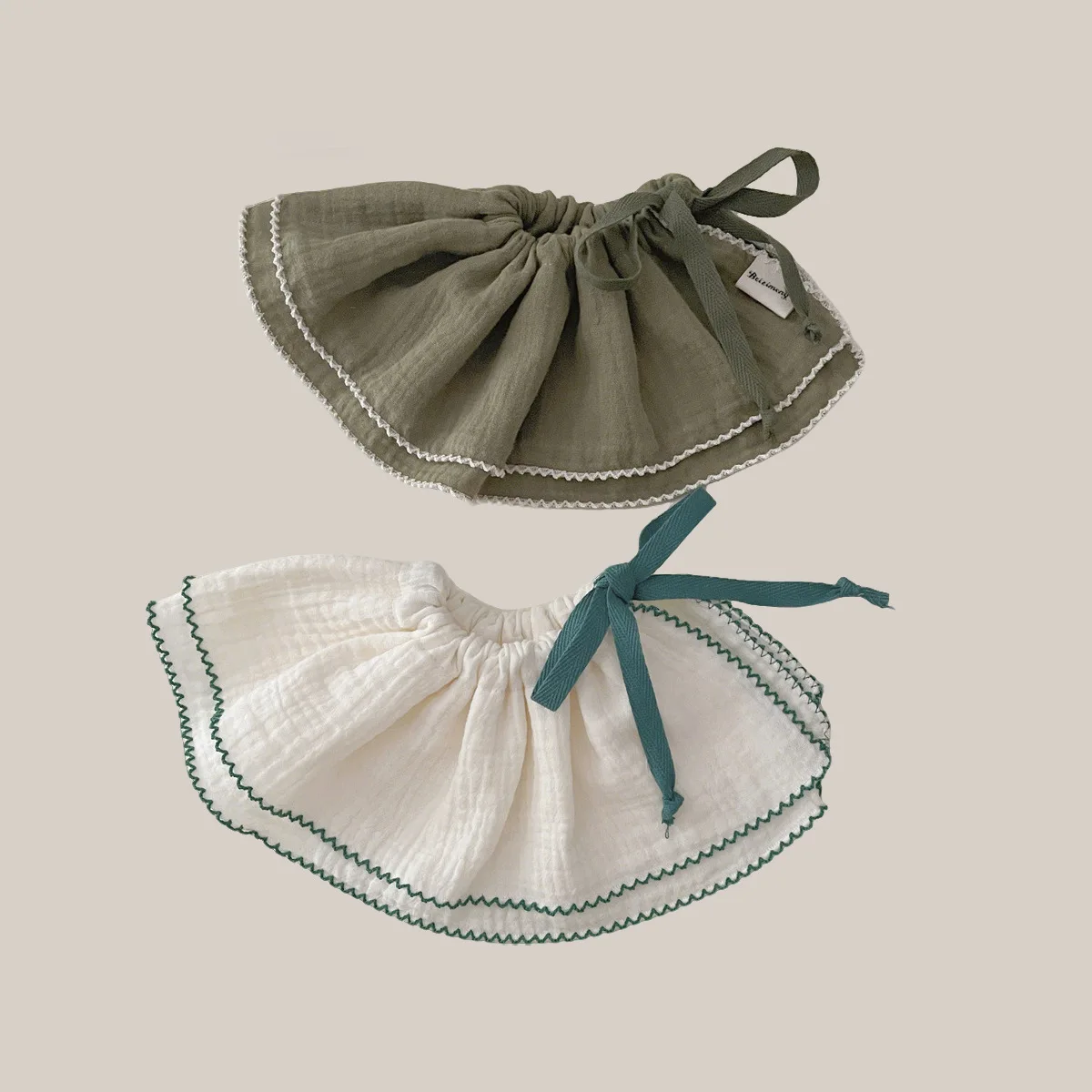 Toalla de golondrina de gasa de algodón puro para bebé, estilo nórdico de otoño e invierno, bufanda inglesa para recién nacido más grande y gruesa, versión coreana