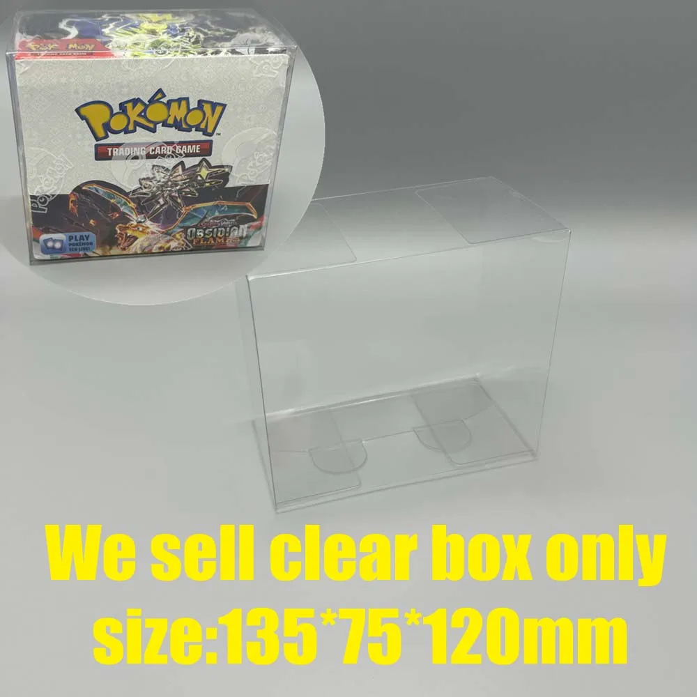 

10 шт. для США PTCG SV3 витрина для карт прозрачный защитный органайзер для хранения ‌