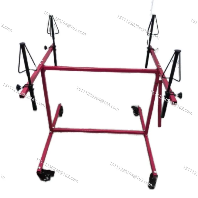 

360° Rotating Wheel Paint Stand - Adjustable Alloy Rim Painting Holder for Car Tire & Hub Repair, Mobile Design