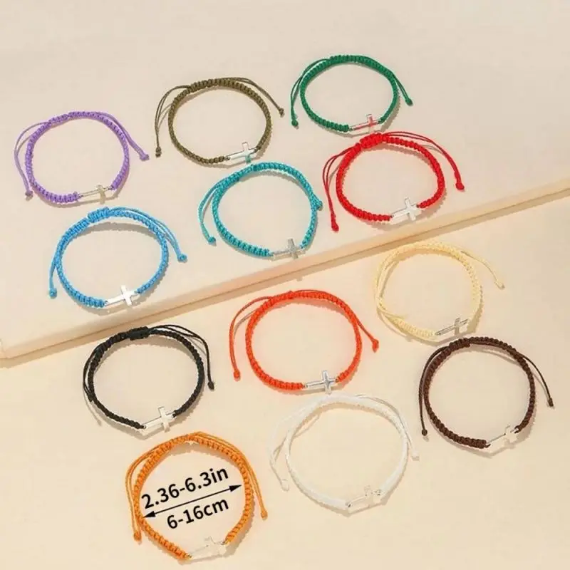 12Pcs/set Hand woven bracelet Pair bracelet Couple Summer Jewelry Bracelet Girl Teen Bracelet