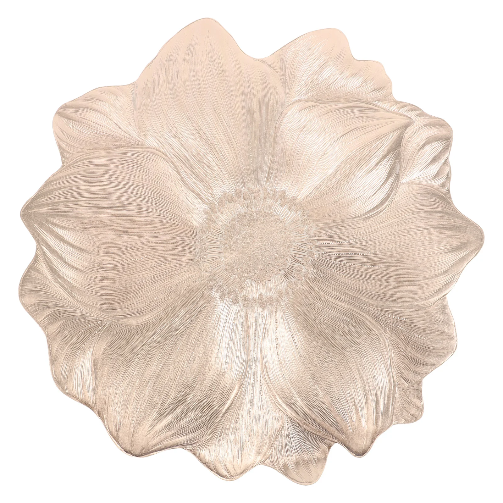 

Gold Round Lotus Design Heat Resistant Nonslip Dining Table Mat Washable Flower Coaster Pot Mat Cup Bowl Pad Christmas Party