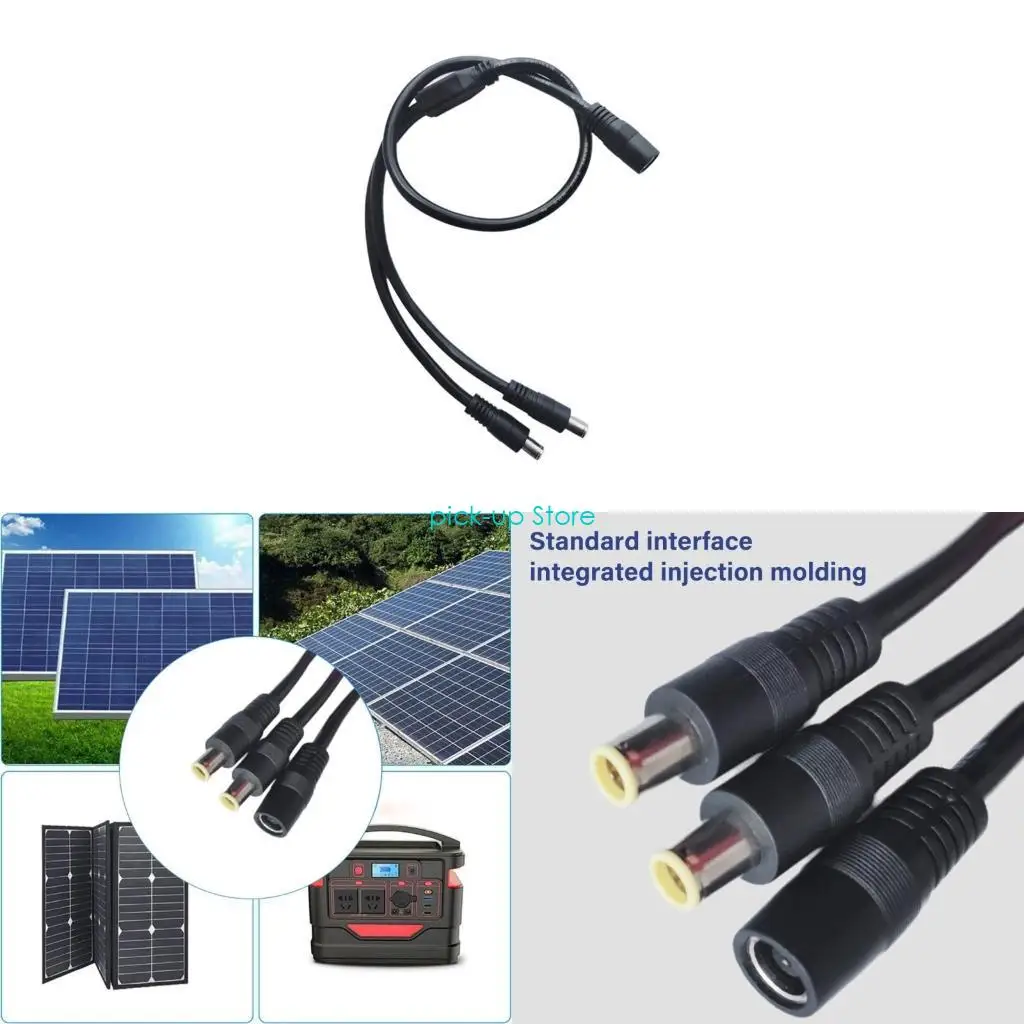 

Q5WA DC8mm DC7909 Power Extension Cable Female to Male Splitter for Generators and Solar Panel Connection