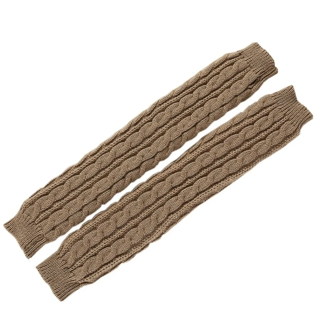 luvas-sem-dedos-de-cor-solida-casual-longas-de-malha-aquecedoras-de-maos-com-manga-que-cobre-o-braco-ate-o-cotovelo-para-o-inverno