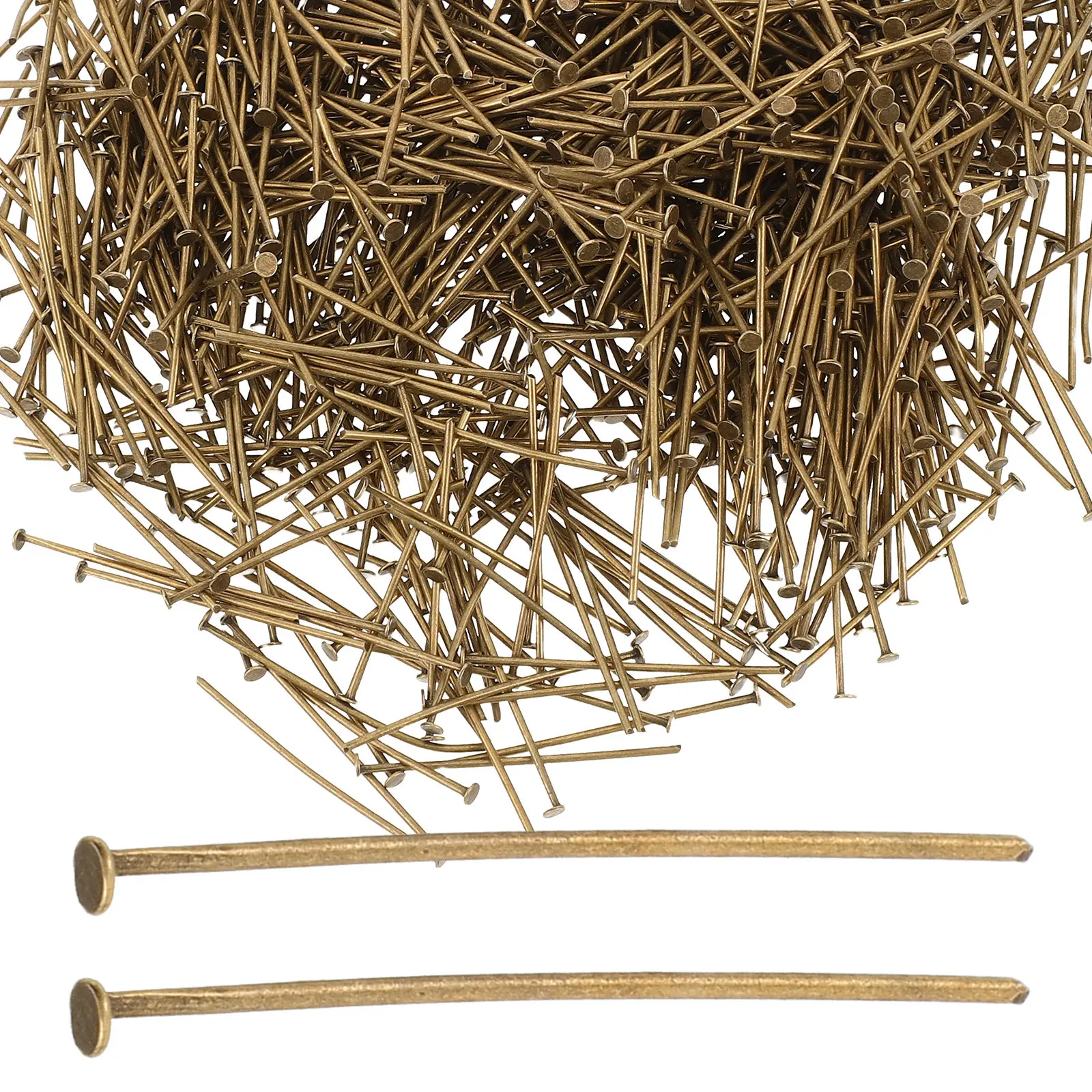

1000Pcs Chandelier Connector Clip Pins Silver Copper Prisms Fastening Pins for Crystal Chandelier Repair Kit Bow Tie Clips