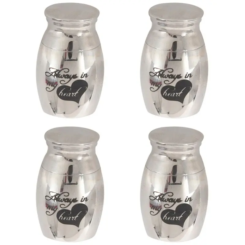 4X Cremation Urns, Ashes Keepsake, Memorial Mini Urn Funeral Urn