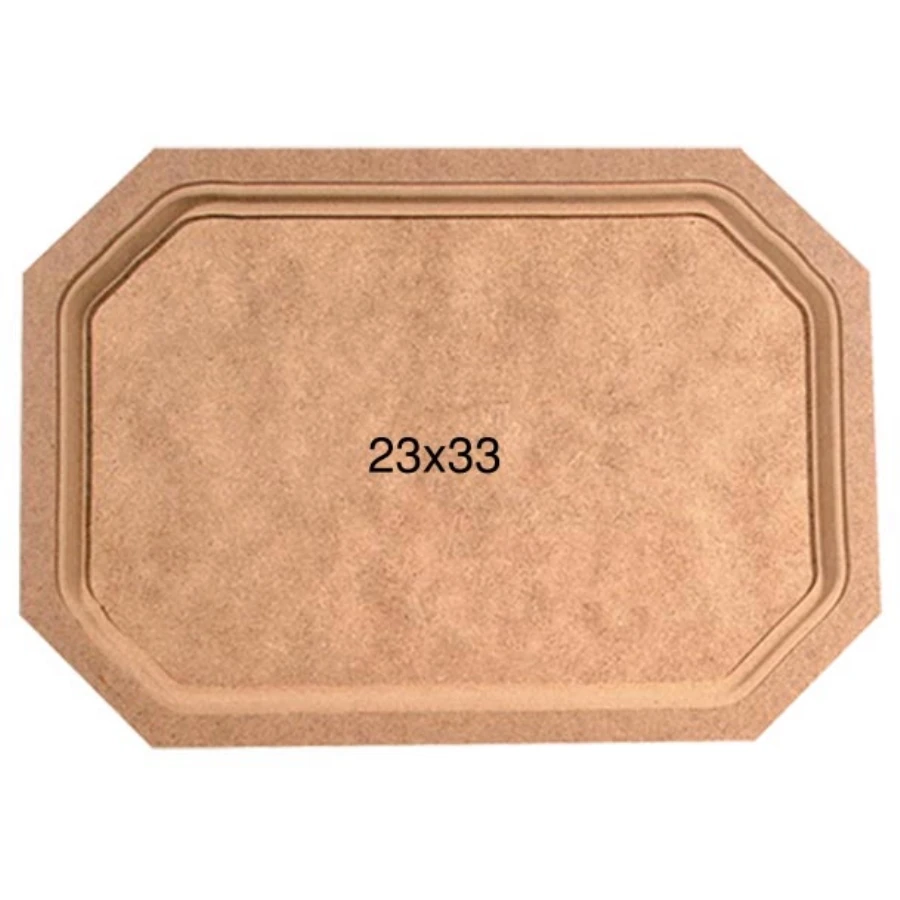 T700 Small Dikdöertgen Tray, Unpainted Mdf Wood Tray