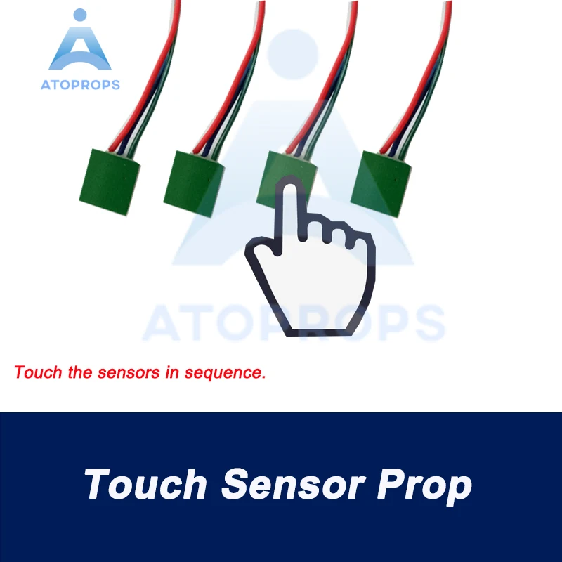 Touch Sensor Prop real life escape room touch the sensors in correct order to unlock ATOPROPS