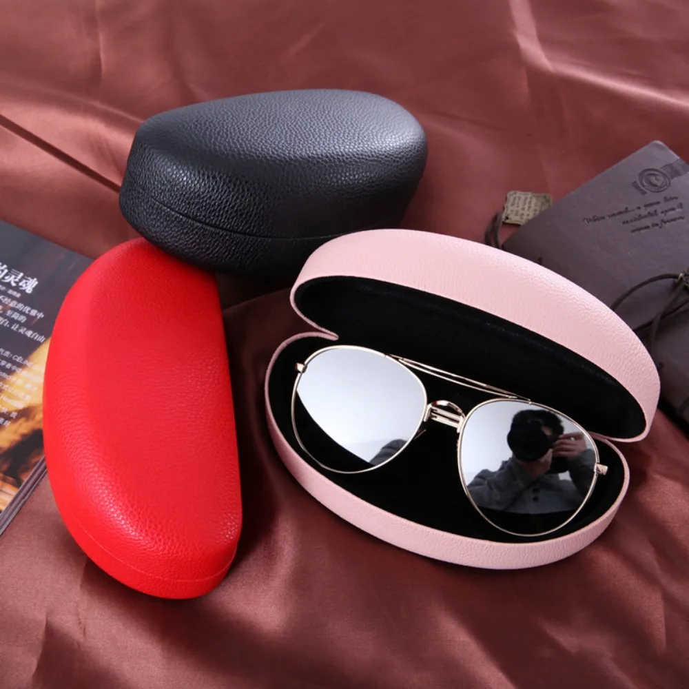 Fashion Iron Box Men and Women Leather Sunglasses Box Glasses Case Sunglasses Case Iron Box