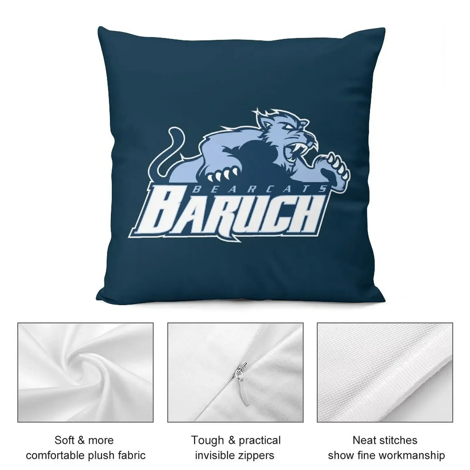 Fundas de almohada para sofá The Baruch Bearcats, fundas de almohada para sala de estar, fundas de cojines, fundas de almohada para sofá, almohada decorativa