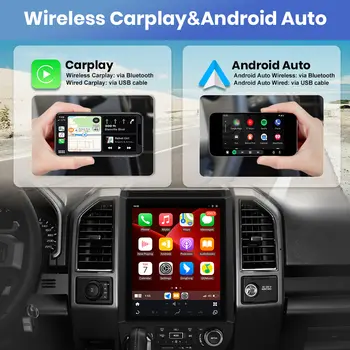 Junsun 12.1吋特斯拉螢幕CarPlay安卓車用收音機,適用於2016-2021年式福特F150,智慧系統DSP RDS BT車用收音機 12 最佳銷售 CarPlay Junsun - №3