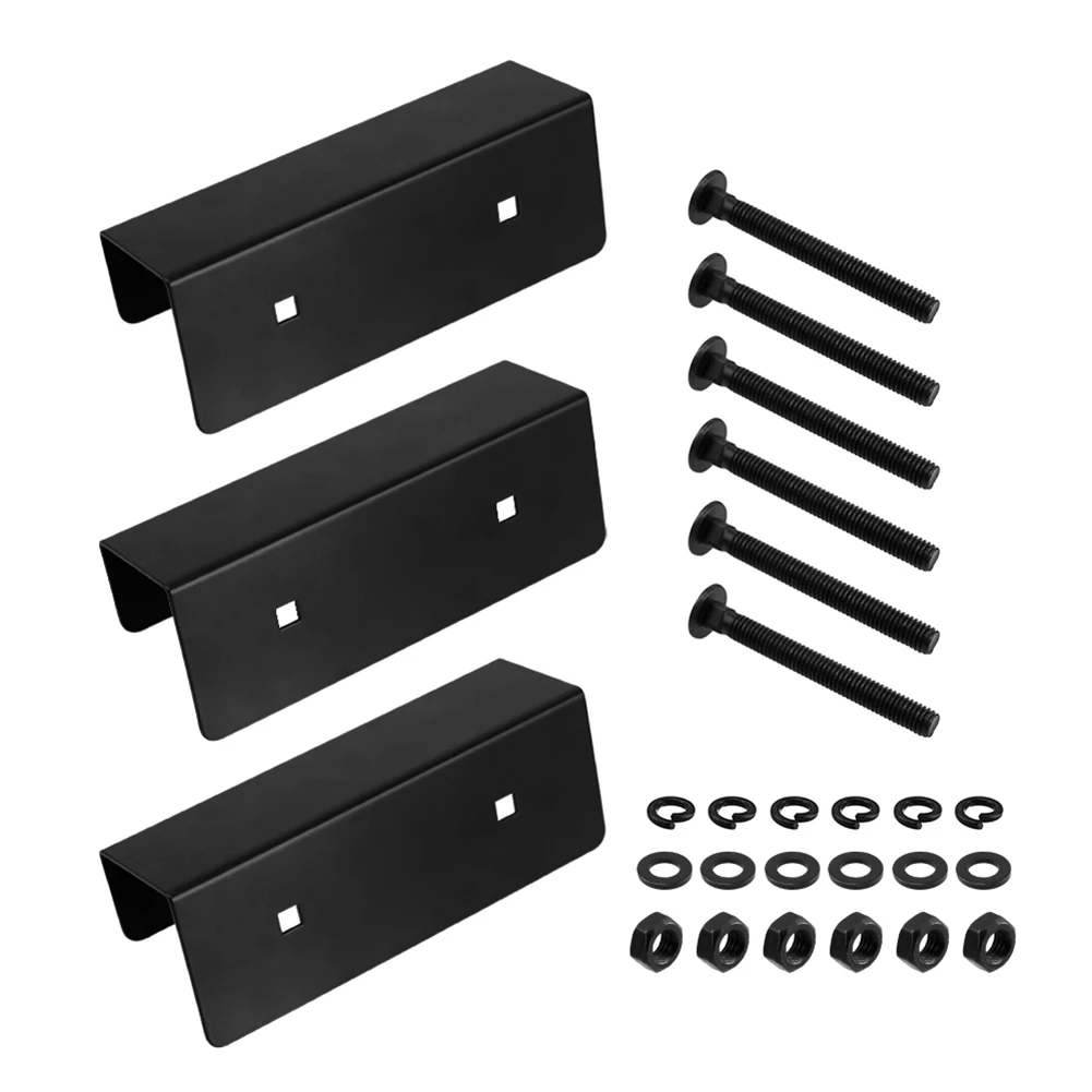 Roof Rack Wind Noise Reducing Bracket - Wind Noise Suppression Plate,3PCS Black