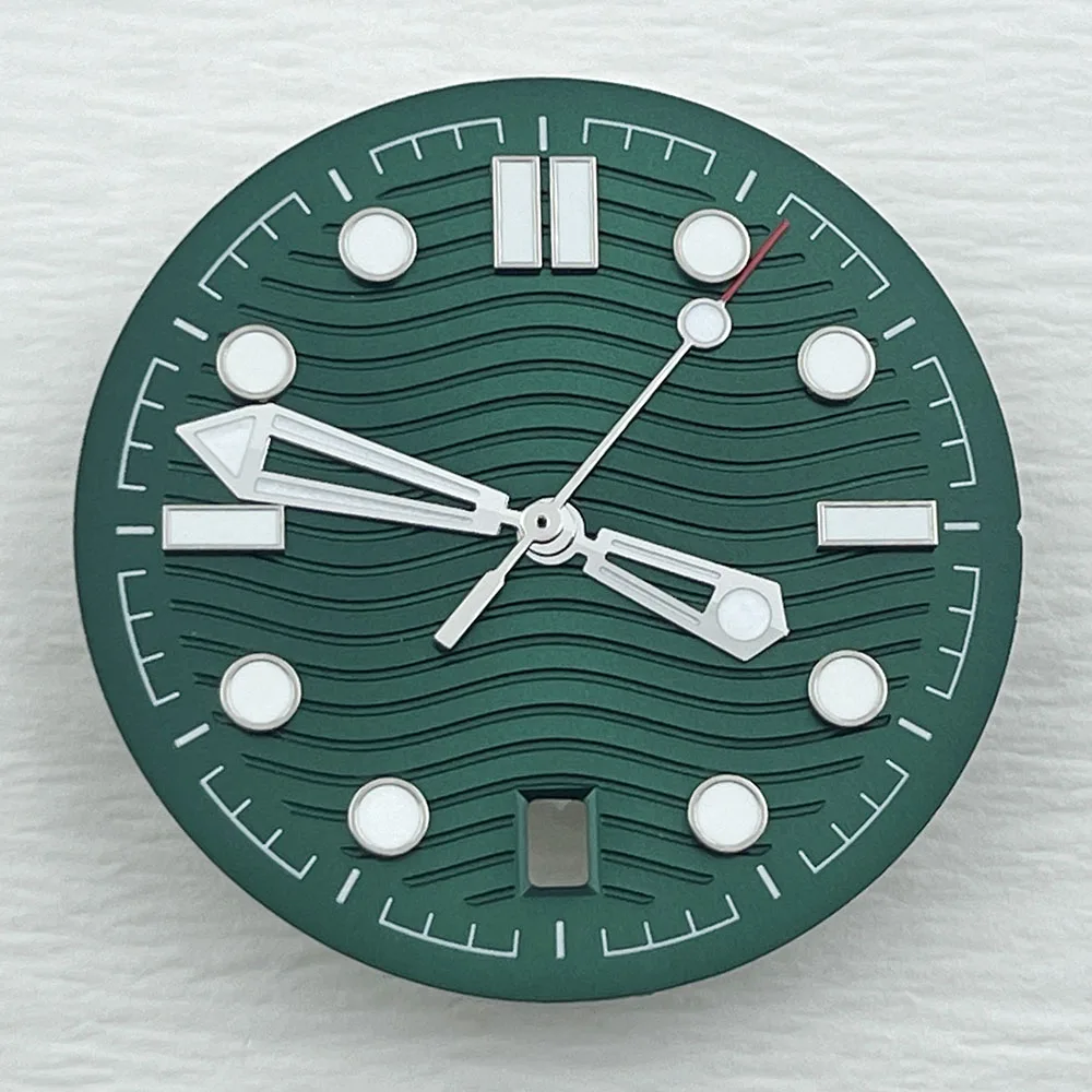 قرص NH35 قرص ساعة رجالي مخصص قرص الشعار مناسب لأدوات إصلاح ملحقات ساعة الحركة NH35