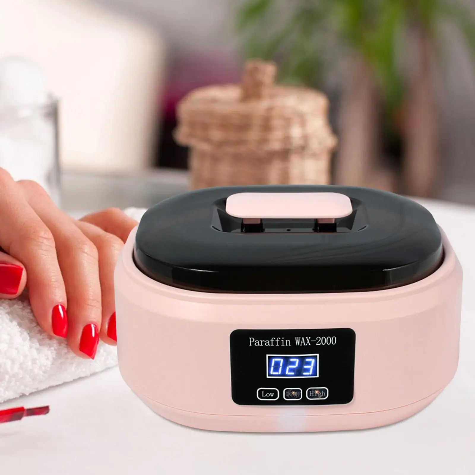 Hot Wax Hand Machine Paraffin Hot Wax SPA 200W Touchscreen Professional Paraffin Wax Machine for Body Foot Feet Hands US Adapter