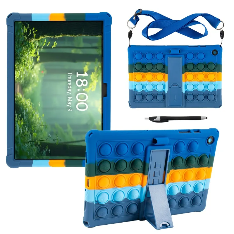Soft Bubble Case for Samsung Galaxy Tab A9 Plus SM-X210 X215 Funda Tablet Cover Tab A9 SM-X100 X115 Kids cases