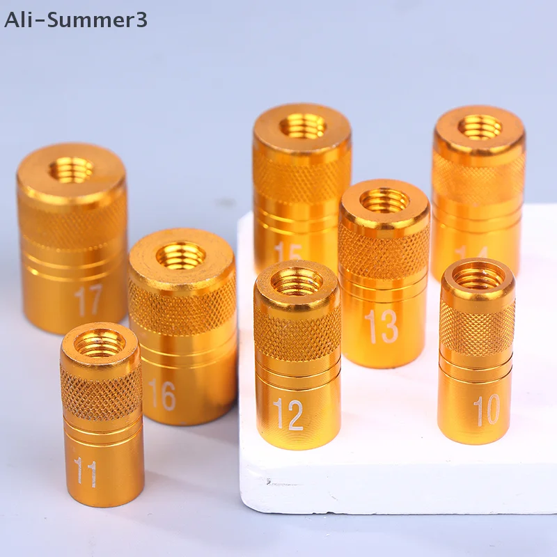 2 pièces 10-17CM connecteur de filet plongeant canne à pêche connecteur de filet plongeant vis connecteur de tête de filet plongeant bricolage tête de filet plongeant