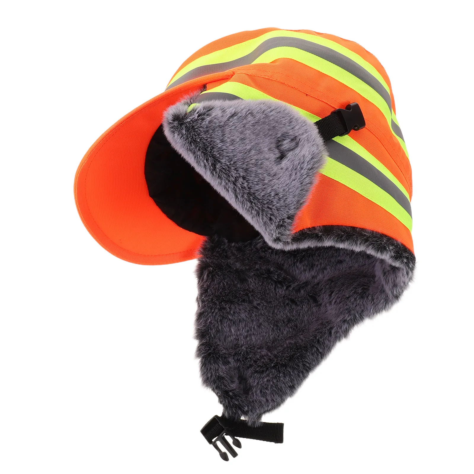 Gorro Térmico Reflectante de Alta Visibilidad, Gorro de Invierno con Forro Polar Cálido, Resistente al Viento, para Ciclismo Nocturno