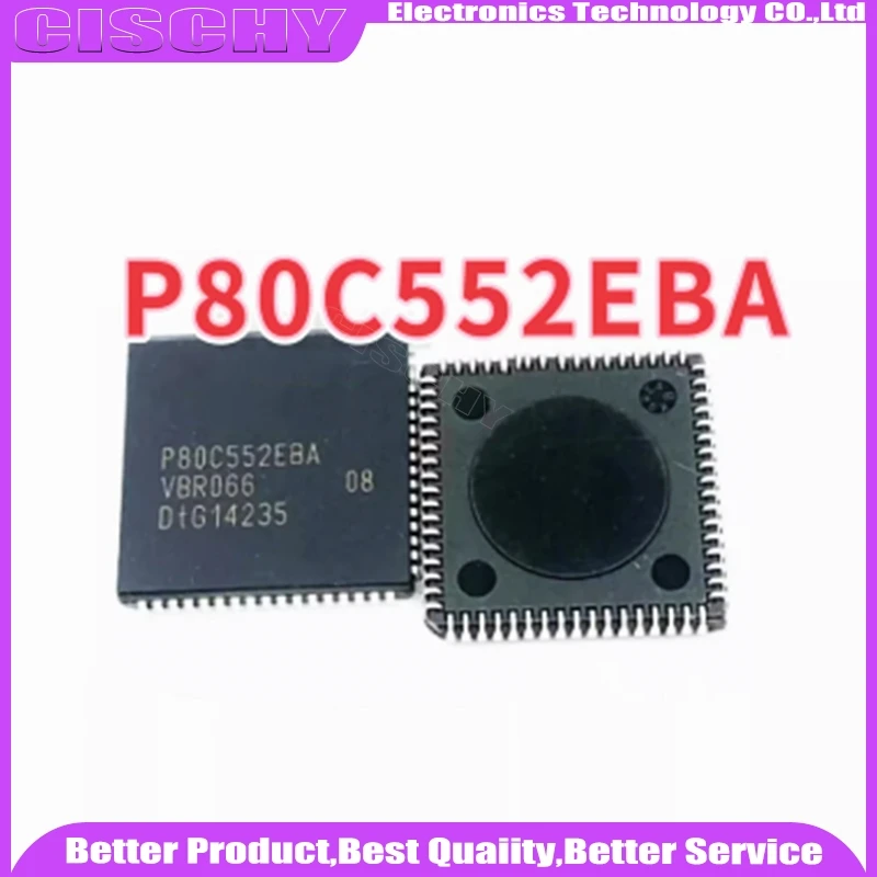 1pcs/lot P80C552 P80C552EBA P80C552EFA PLCC-68 In Stock