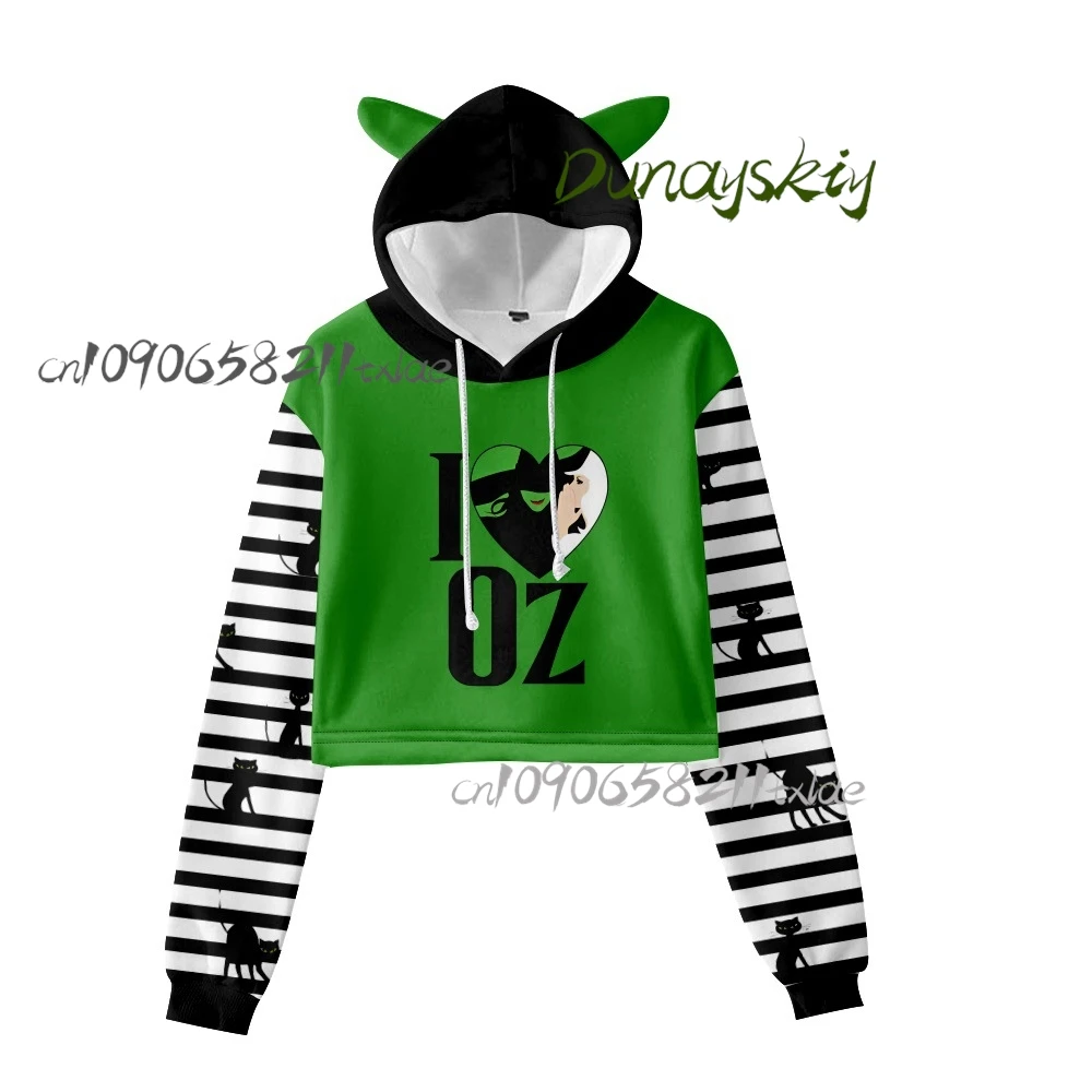 WICKED The Musical Elphaba 3D Print Oversized Women/Men Hoodie Sweatshirt Streetwear Hip Hop Pullover Hooded Jacket Outerwear
