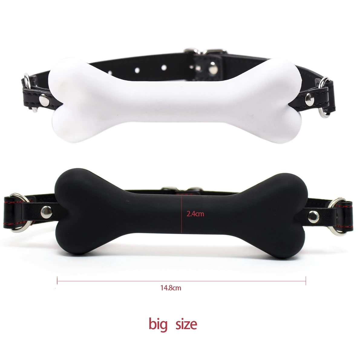 Puppy play Silicone Gag Dog Bone Bite Gag Mouth Gag, Bondage  Restraints Slave Sex Toys For Couple BDSM  Adult Games