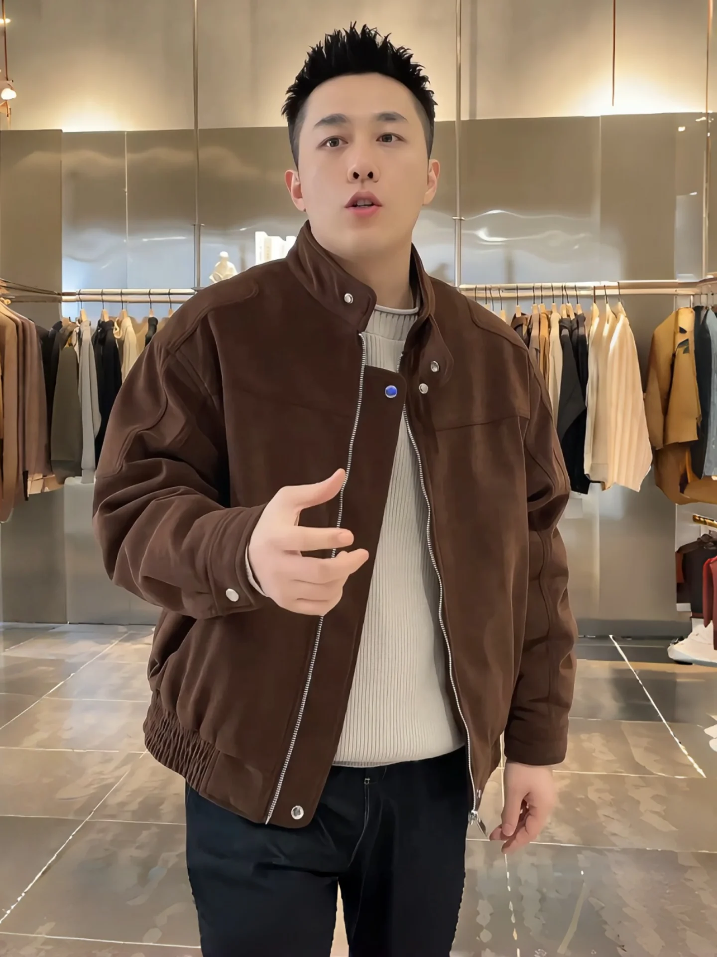 

Высококачественная мужская куртка-пилот с воротником-стойкой, модная ретро-модель, утепленная, для осени и зимы, универсальная, теплая