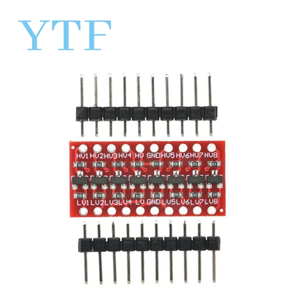 8 Bit Bidirectional Voltage Level Converter High Speed Full Duplex Two-way 8 Road Level Conversion Board Module Connector