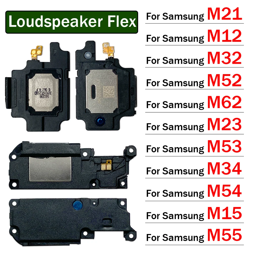 

New Loud Speaker Buzzer Ringer For Samsung M21 M12 M32 M52 M62 M23 M53 M34 M54 M15 M55 Replacement Accessories Parts