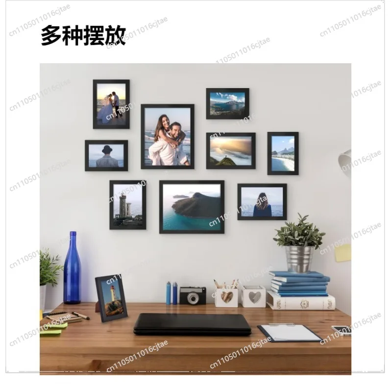 For Photo Frame Set 10-piece Combination 6 7 8 10 Inch Wall Picture Frame