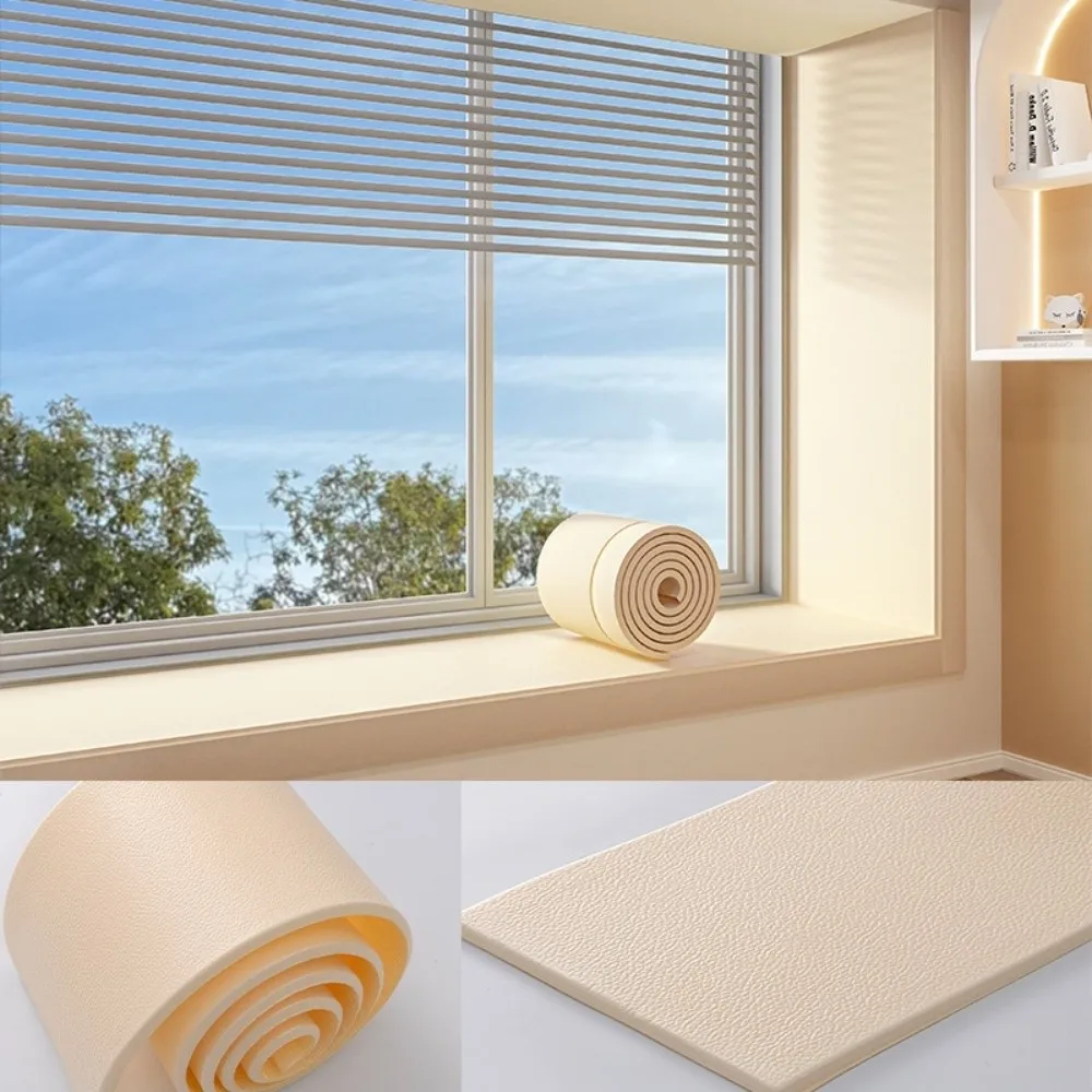 20x200cm Anti Collision Strip Self-Adhesive Soft Foam Wall Protection Soft Wrapped Sponge Thickened Furniture Corners Protector