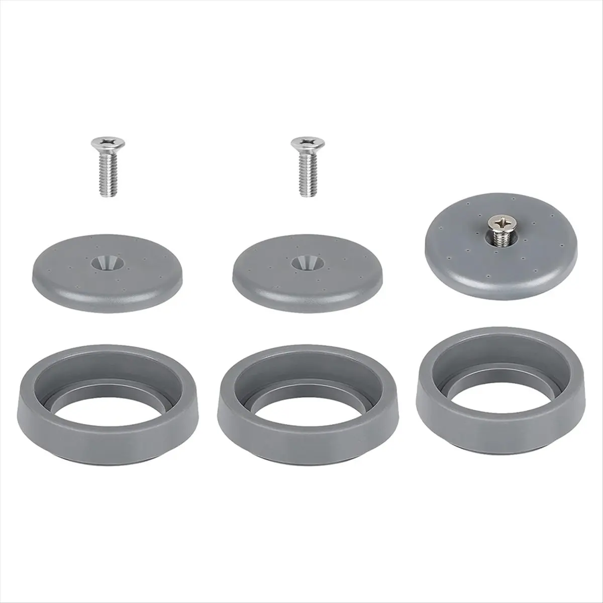 AA83 3 Pack Commercial Valve Repair Kit for Most Commercial Sink Pre-Rinse Face Bumper and Repair Part
