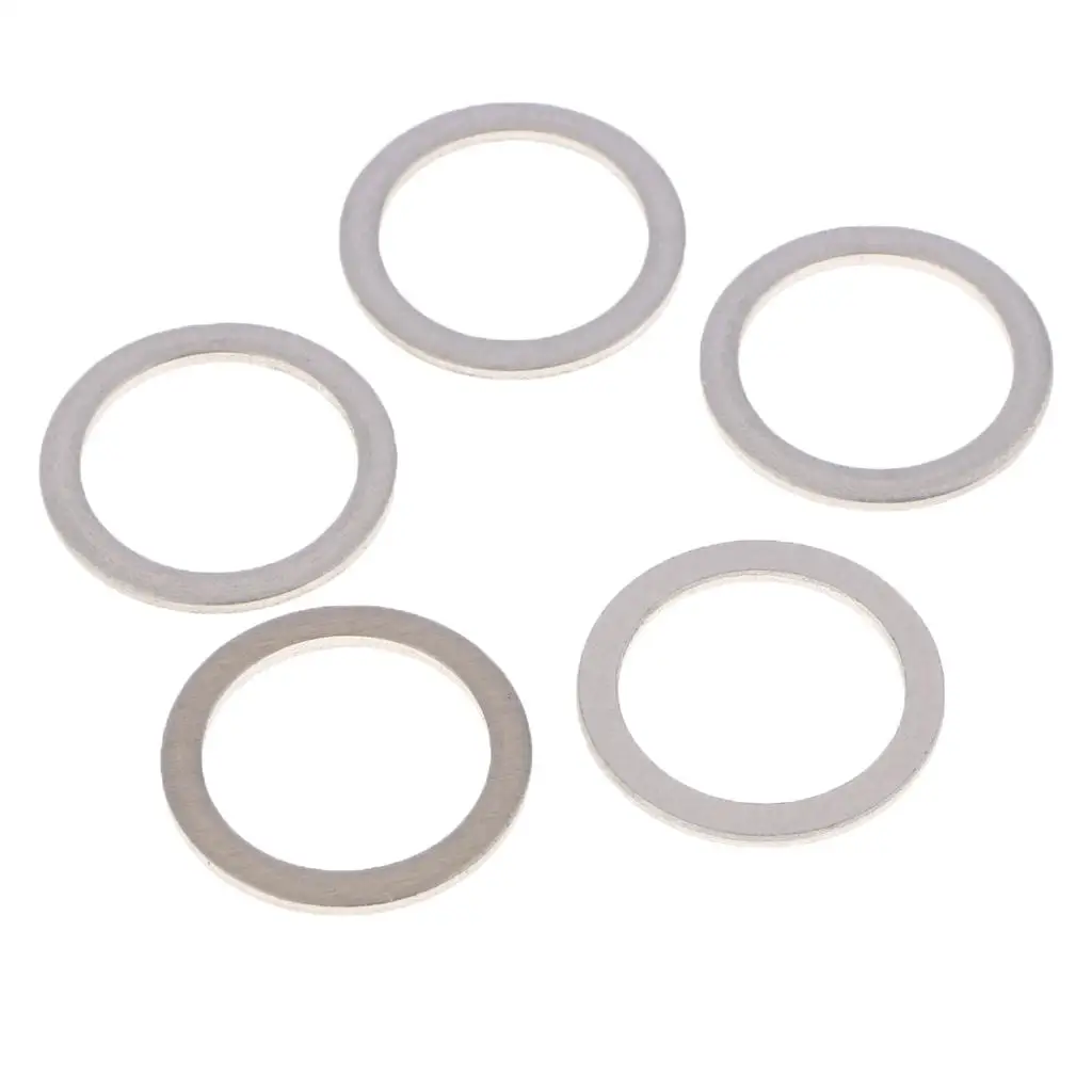 M18 Engine Oil Drain Plug Crush Washers Aluminum Seal Gaskets 10 Pack for Car Oil Drain Container and Pan Use