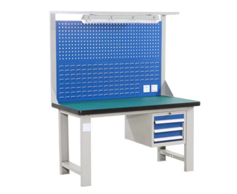 Stół warsztatowy przemysłowy, wytrzymały, antystatyczny (ESD)