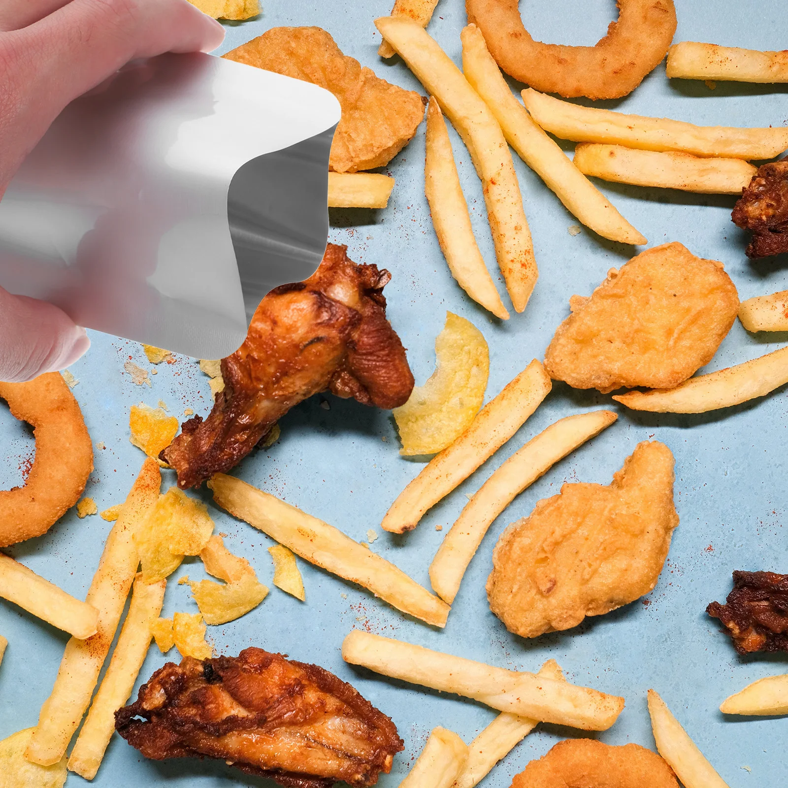 

100Pcs High Temperature Steam Cooking Aluminum Foil Bags Heat Resistant Odorless Seal Storage Pouches Flat Vacuum Seal Food