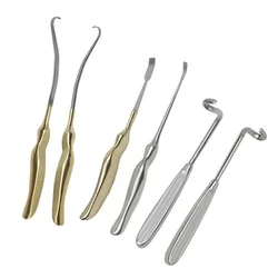 Stainless Steel Rib Cartilage Stripper Stripper Pulling Hook Rhinoplasty Nasal Plastic Surgery Instruments