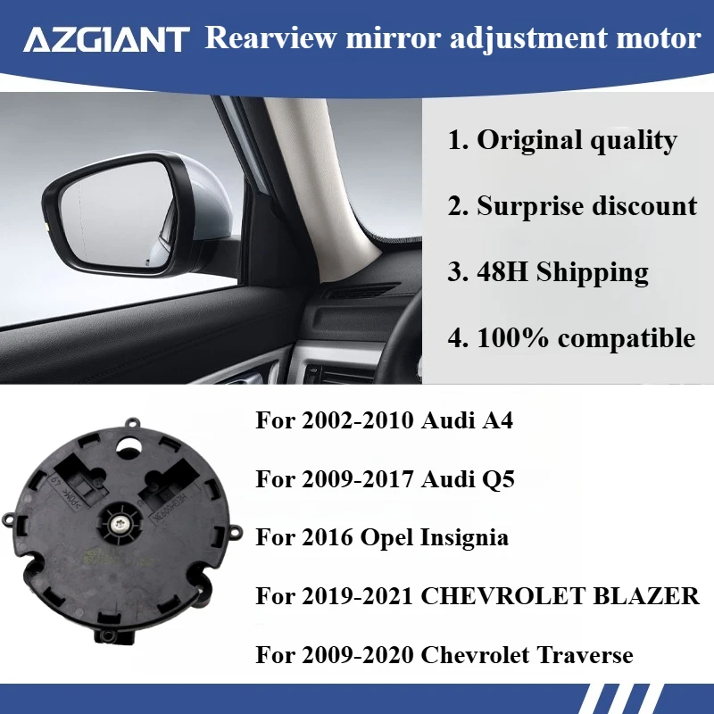 

Azgiant Car rearview mirror lens glass adjustment motor module for 2019-2021 CHEVROLET BLAZER/2016 Opel Insignia Original parts