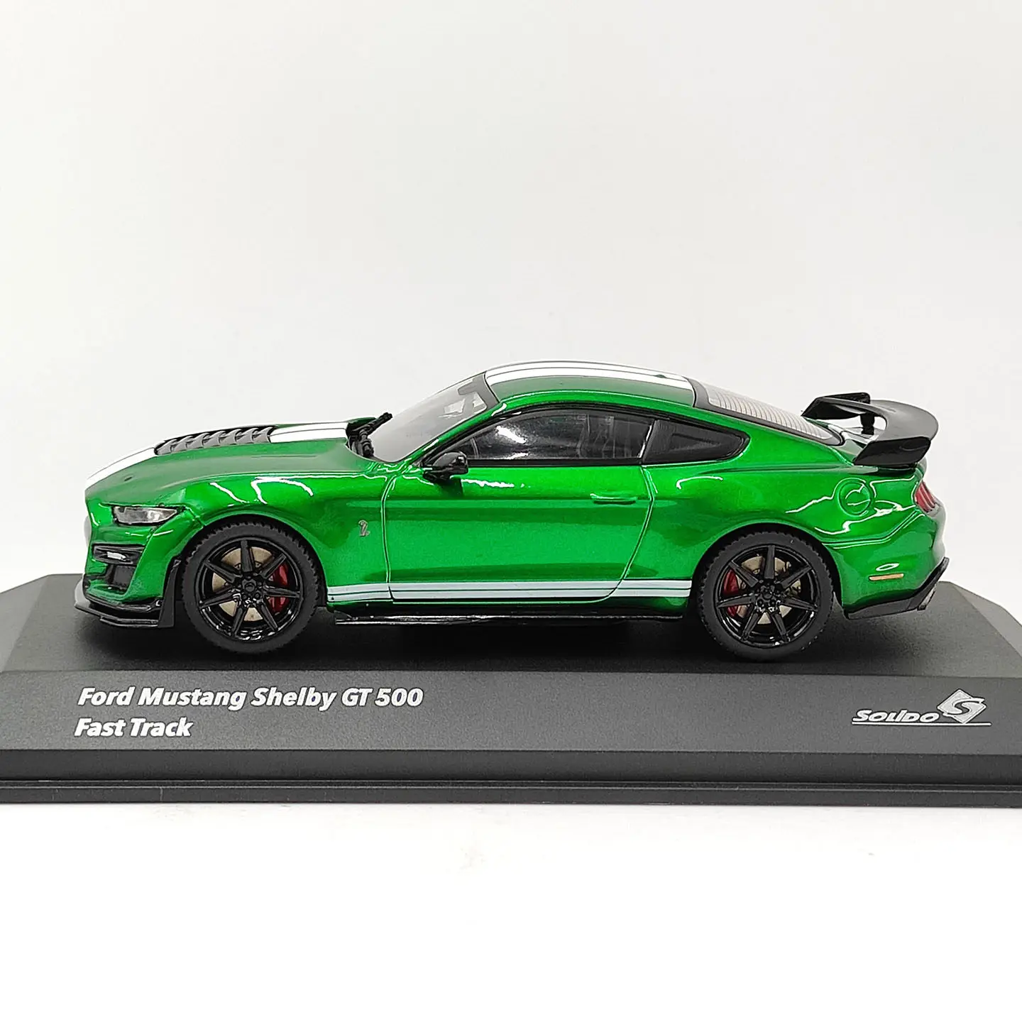Diecast SOLIDO S 1:43 Scale Ford Mustang Shelby GT 500 Green Alloy Car Model