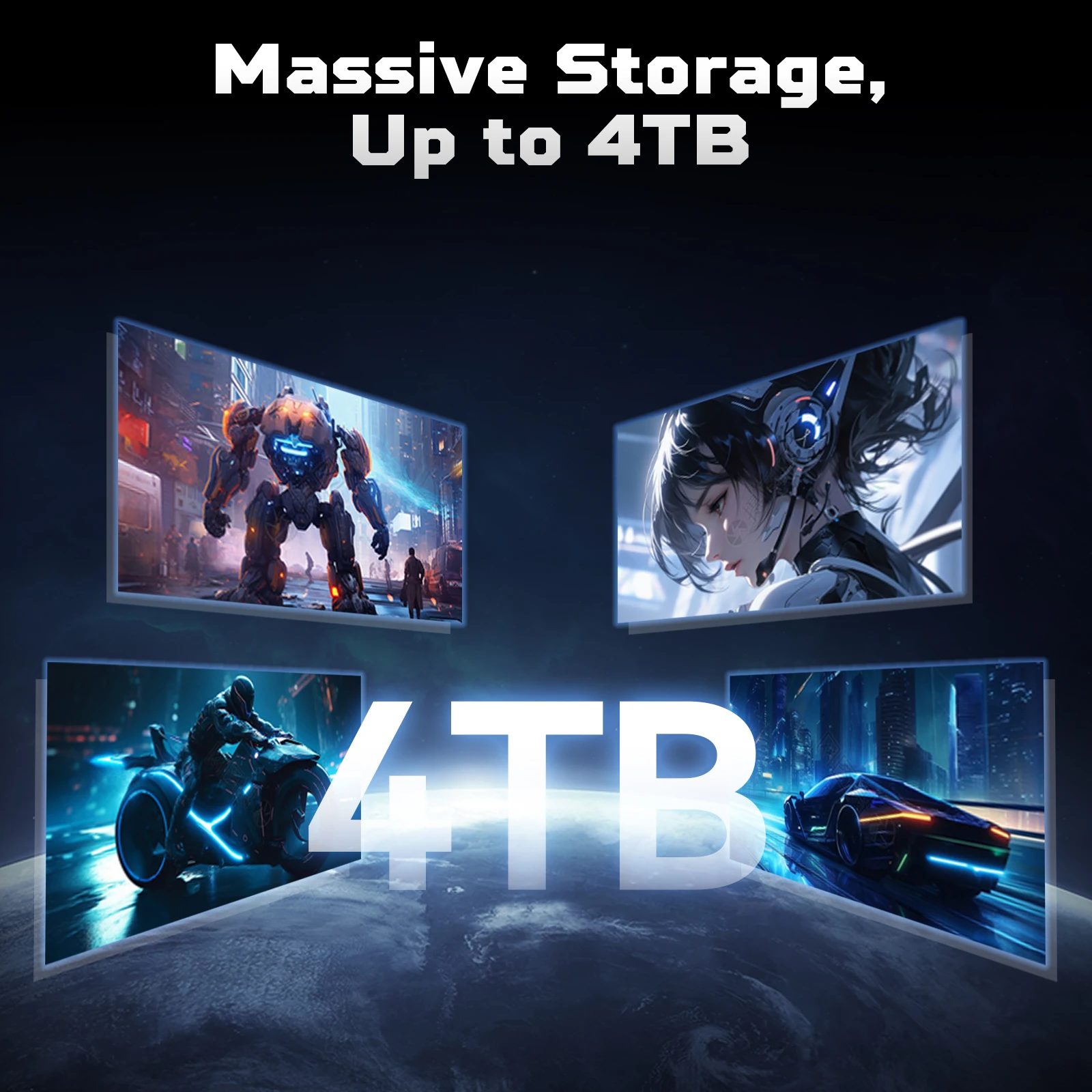 ACER PREDATOR GM6 NVMe SSD, 1TB/2TB M.2 2280 Game Drive, Read Speed up to 7200MB/s, PCIe Gen4 NVMe, High Performance Gaming