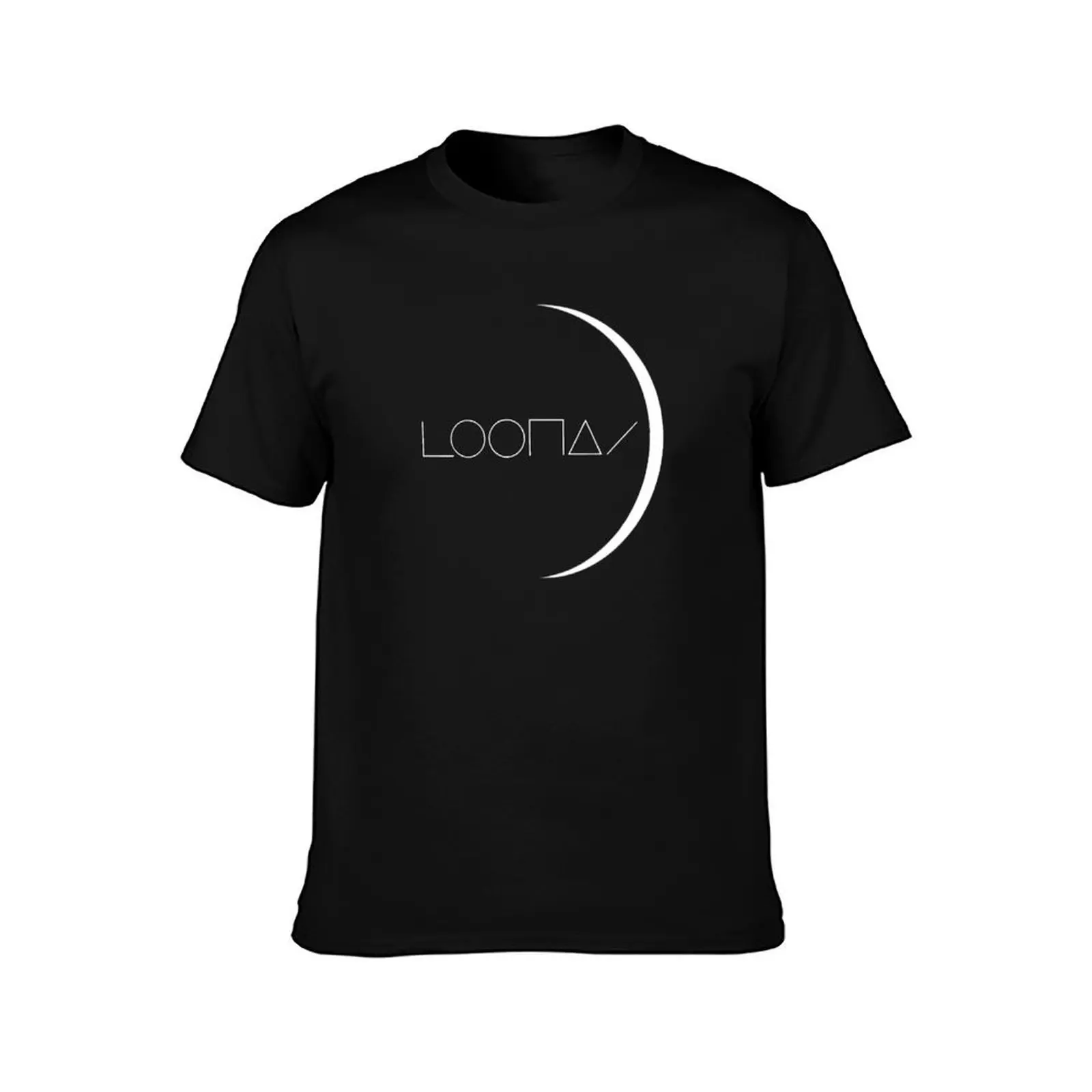 LOONA - White Moon Logo T-Shirt High Quality Durable T-Shirt