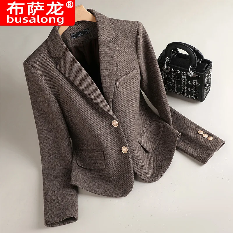 

Новый стильный модный костюм, повседневный женский профессиональный пиджак с длинными рукавами, официальная куртка, рабочая одежда8638