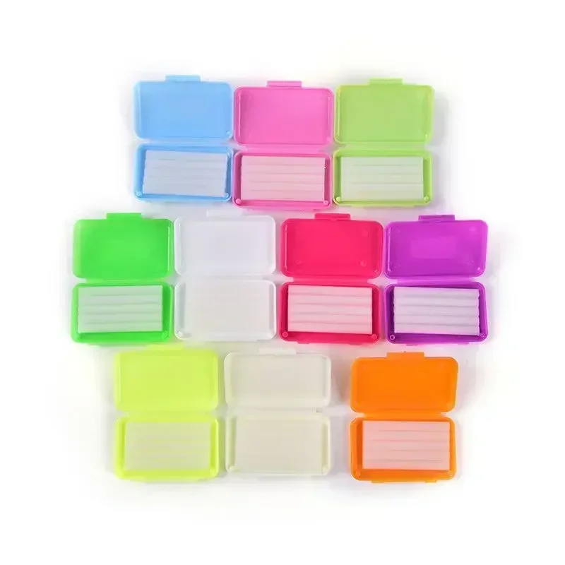 Cera de ortodoncia Dental con olor a fruta, 10 piezas, protección de goma con sabor