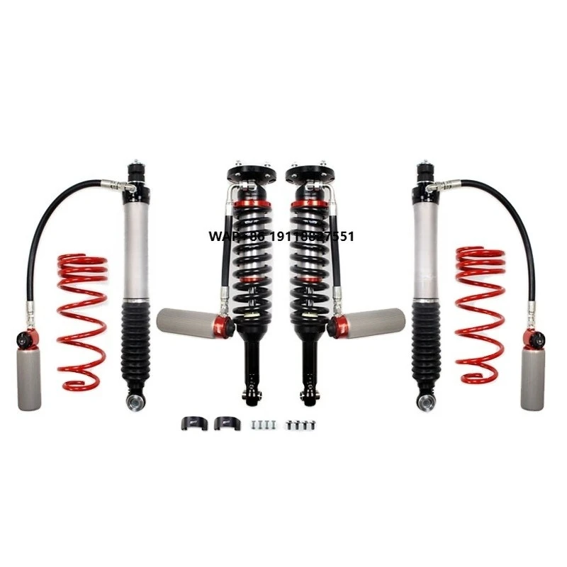 Shaxi New 2-Inch Lift Shock Absorbers for LC100/150/250 Sequoia for Tundra Tacoma Compression Rebound Adjustment
