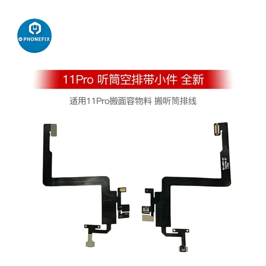 Ear Earpiece Speaker For iPhone X 11 12 Pro Max Earpiece Speaker Flex Cable Face ID Sensor Proximity Light FPC Replacement