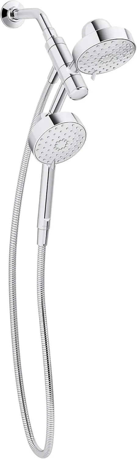 

23218-CP Awaken 2-in-1 Multifunction Shower Combo Kit, Showerhead and Handshower Set, 2.5 GPM, Polished Chrome