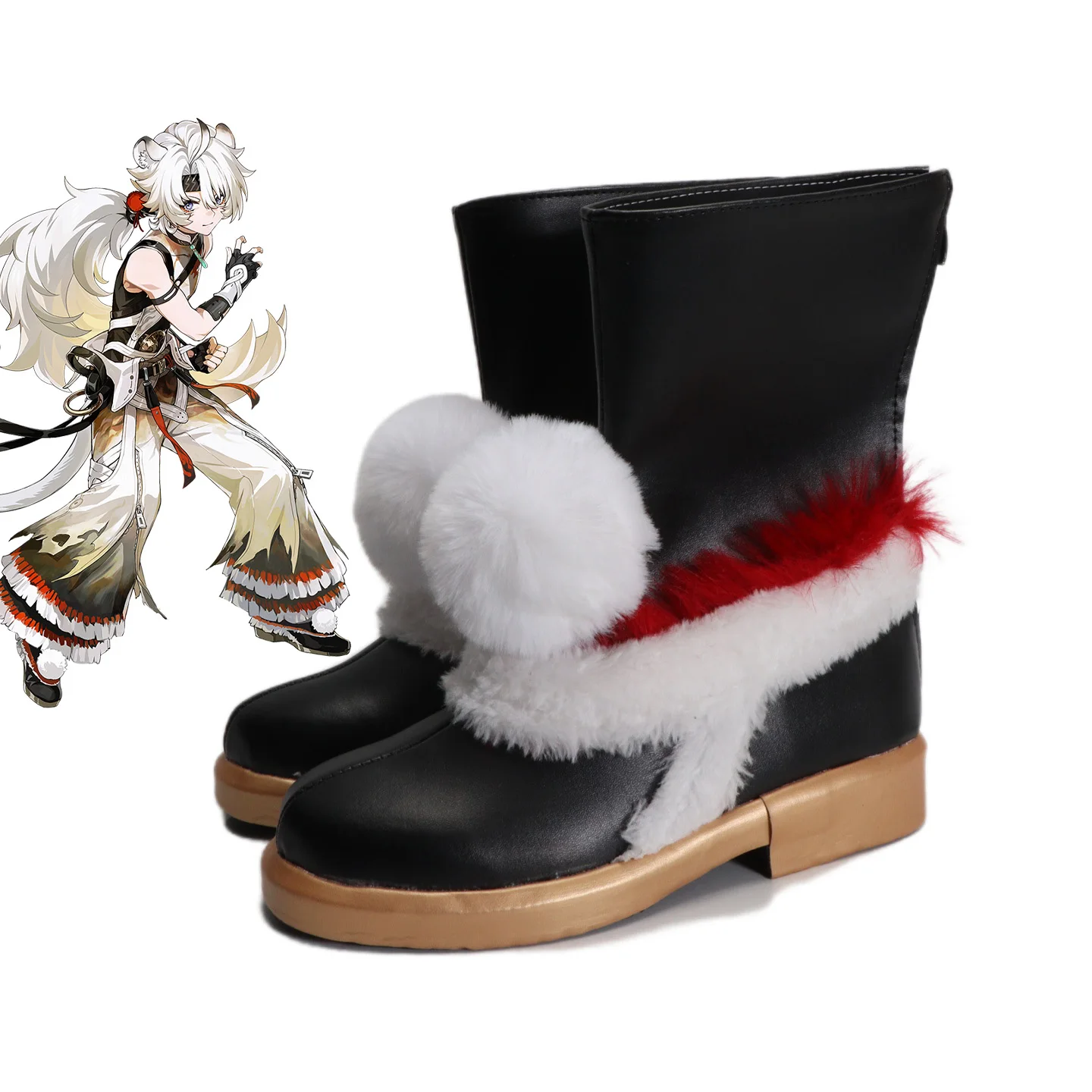 

Wuthering Waves Lingyang Обувь для косплея Сапоги Liondance Troupe Glacio Натуральный резонатор Jinzhou Для женщин Мужчин Хэллоуин