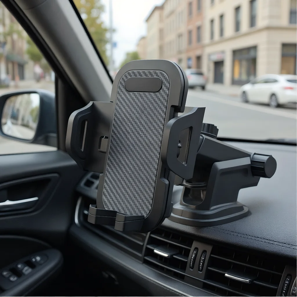 

Универсальный автомобильный держатель для телефона с мощной присоской для навигаторов и смартфонов, многофункциональный зажим