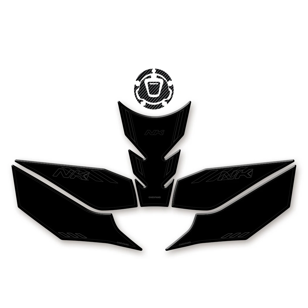 ل CFMOTO 675NK دراجة نارية المطاط خزان الوقود حماية أطقم وسادة الغاز ملصقات الديكور تجديد دراجة نارية الملحقات #2