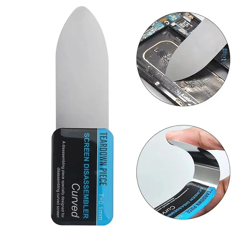 1/5Pcs Stainless Steel Blade Soft Thin LCD Screen Spudger Opening Pry Tools Mobile Phone Screen Disassemble Tool For IPhone IPad