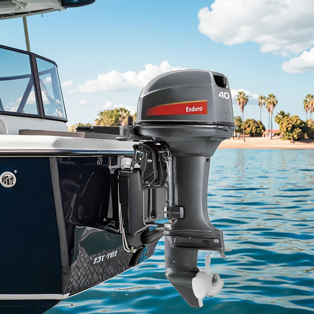 محرك ياماها 40 حصان خارجي محرك ثنائي الأشواط نفس موديل محركات القوارب للبيع #4