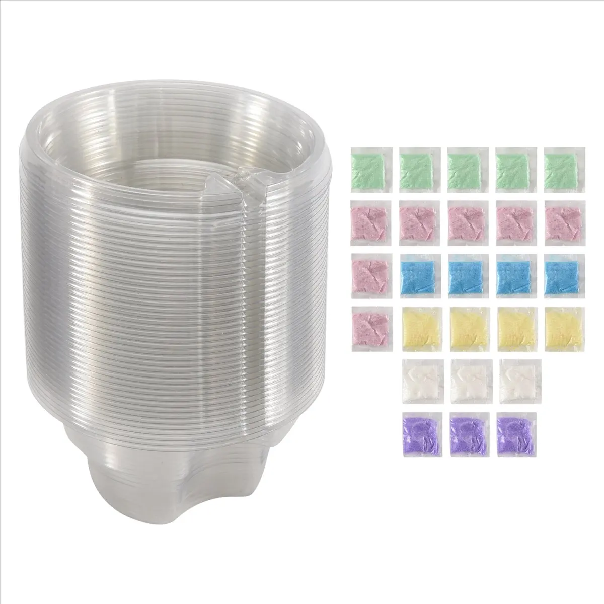 BAAQ 40PCS Disposable Ashtray Smoke Removal Sand Remove Smoke Smell Family Convenient Disposable Practical Ashtray