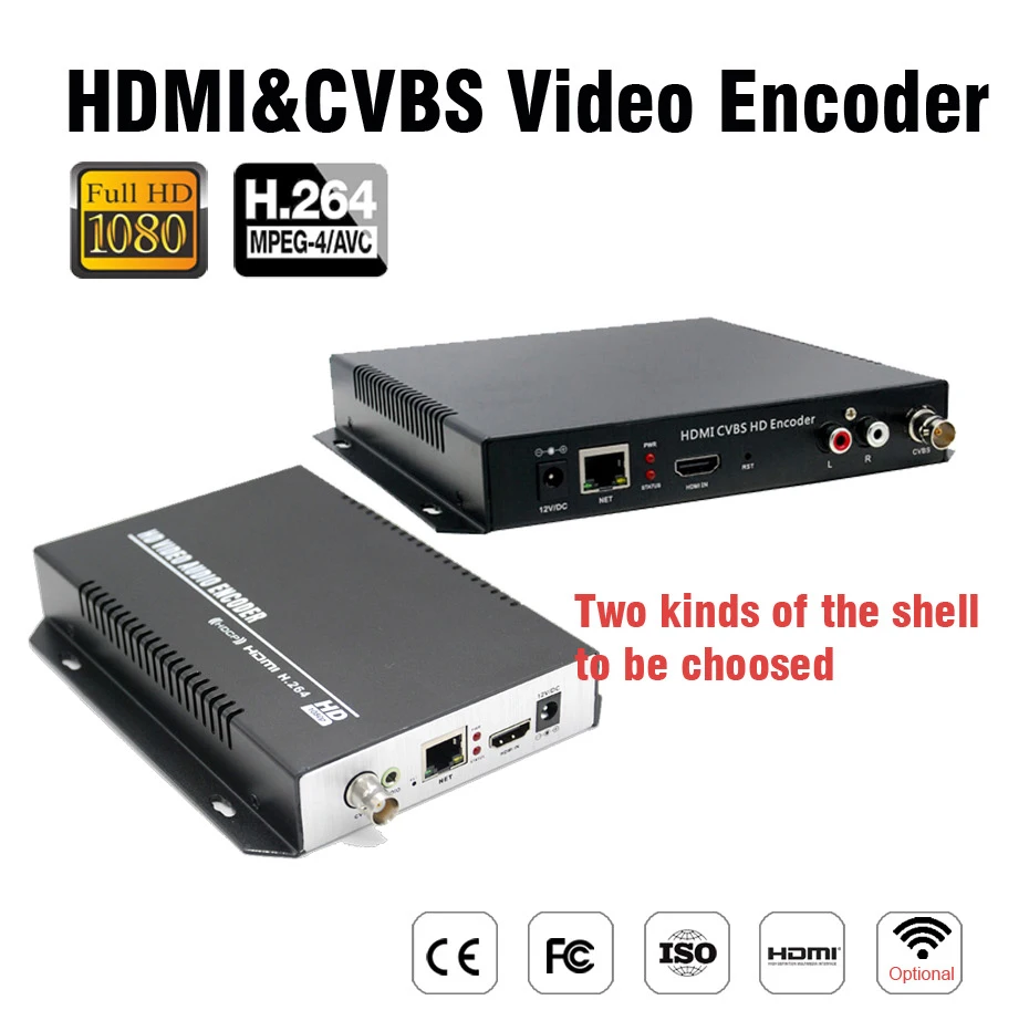 Gold Seller Full HD 1080P CVBS MPEG4 H.264 Analog Interface Video Encoder for Live Streaming Broadcast